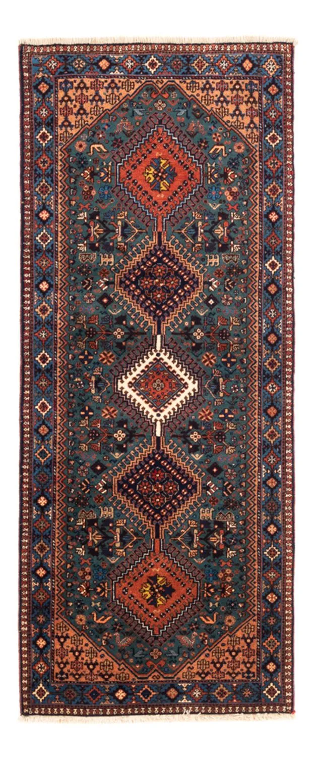 Yalameh Teppich 80x196cm - Perserteppich - blau