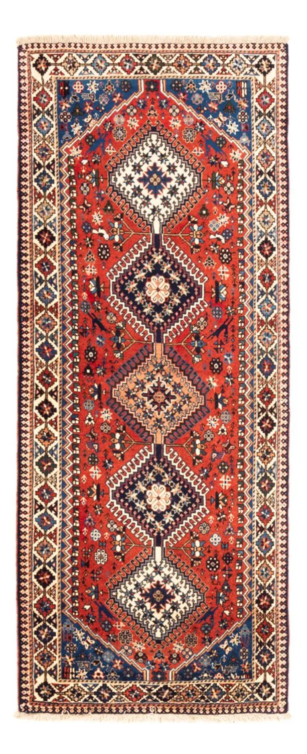 Yalameh Teppich 80x195cm - Perserteppich - rot