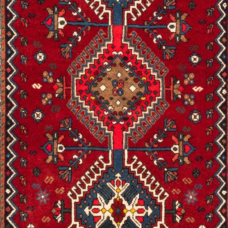 Yalameh Teppich 80x195cm - Perserteppich - rot