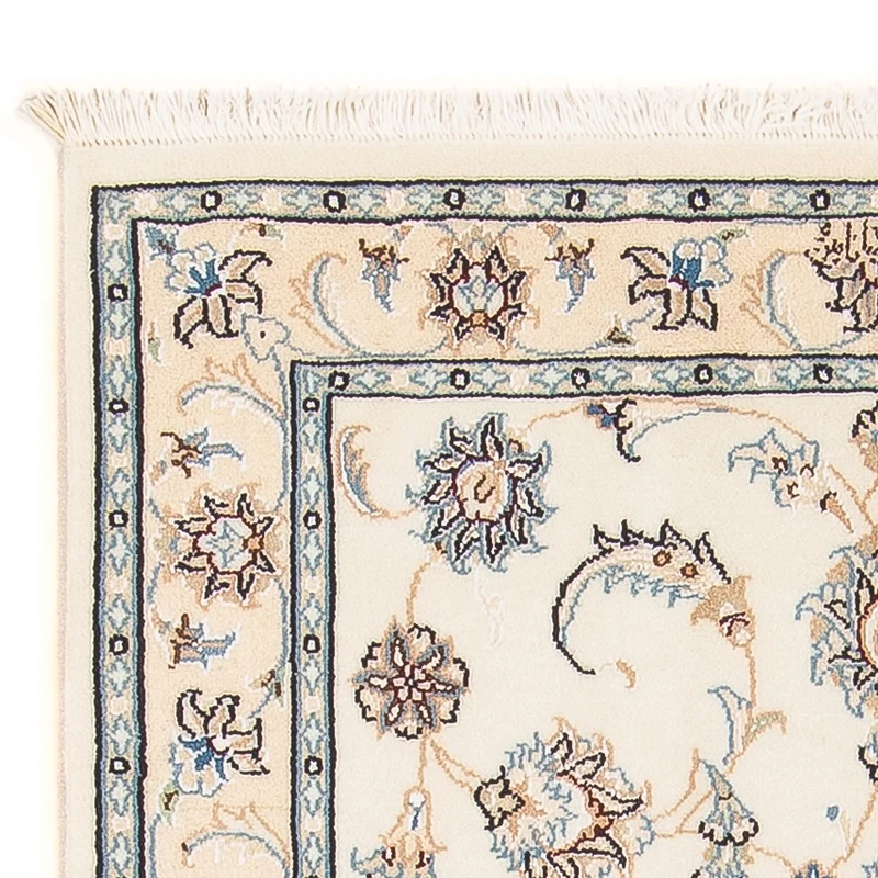 Perserteppich - Nain - Premium - 81 x 132 cm - creme