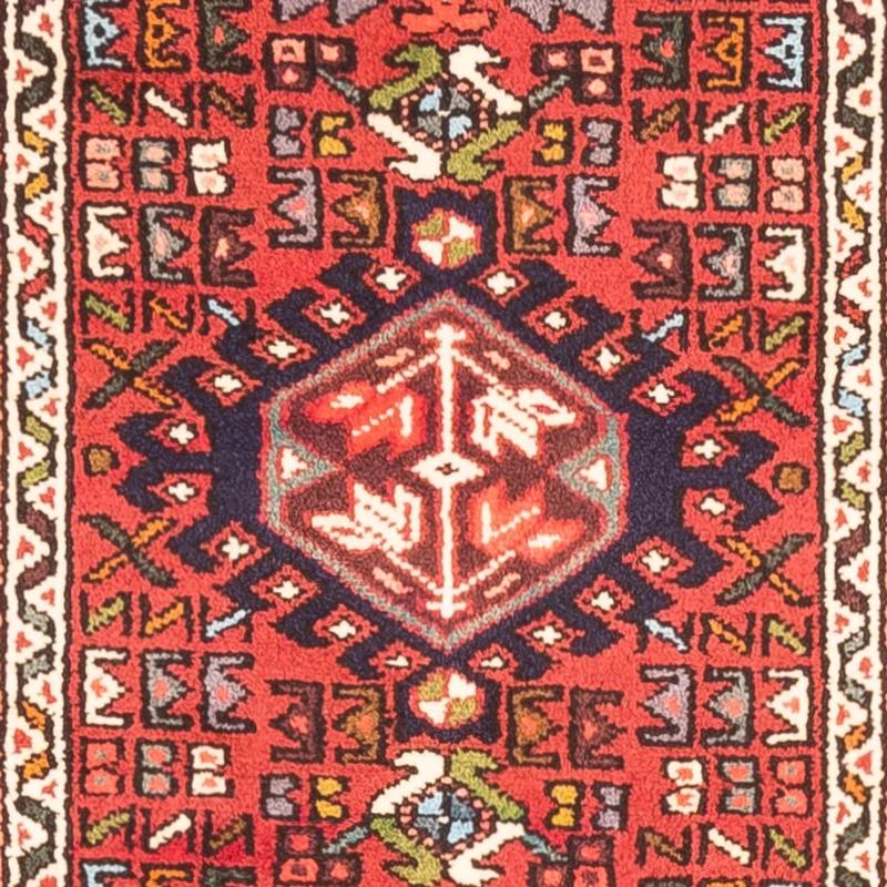 Qaraja Teppich 75x292cm - Perserteppich - rot