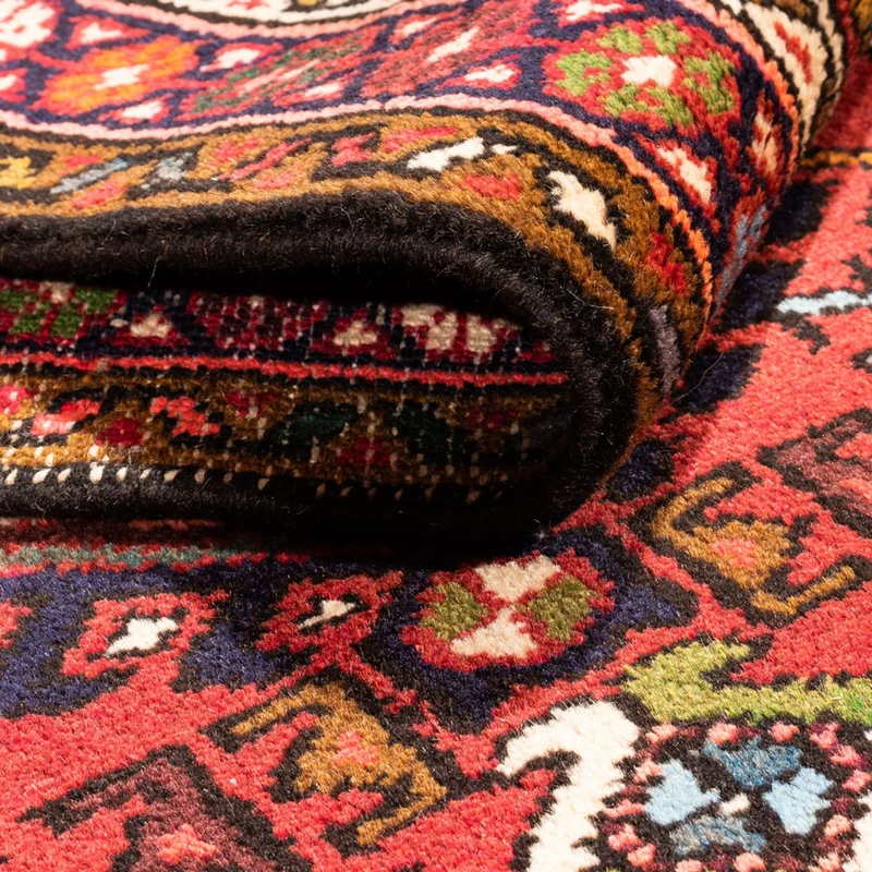 Qaraja Teppich 75x292cm - Perserteppich - rot