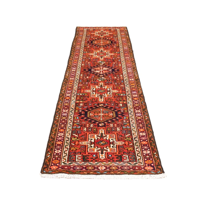 Qaraja Teppich 75x292cm - Perserteppich - rot