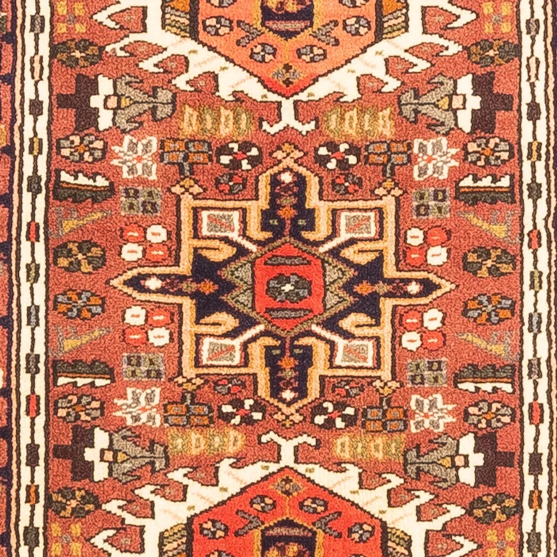 Qaraja Teppich 75x288cm - Perserteppich - rot