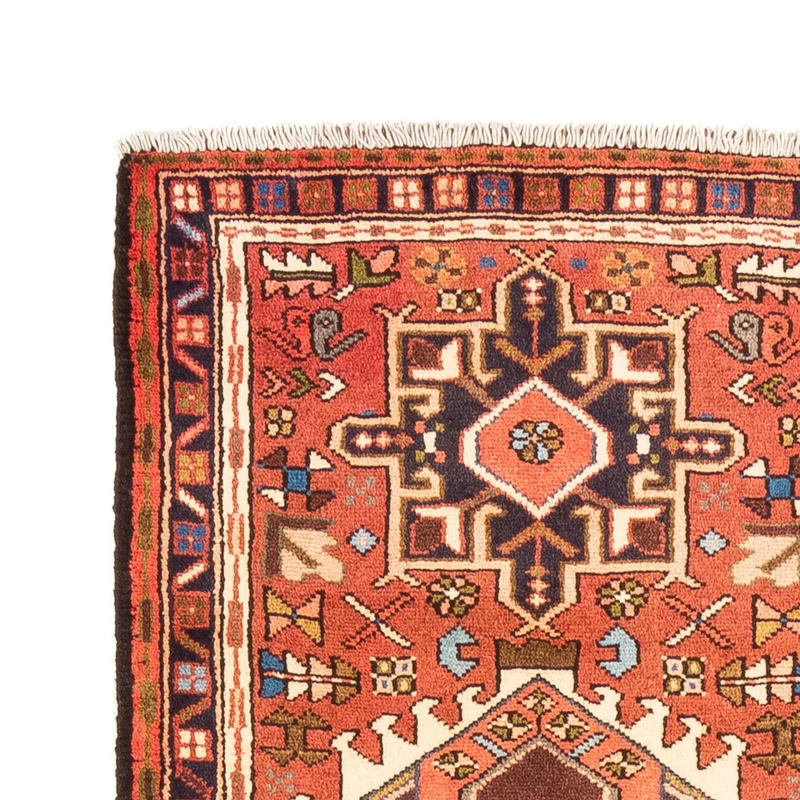 Qaraja Teppich 74x300cm - Perserteppich - rot