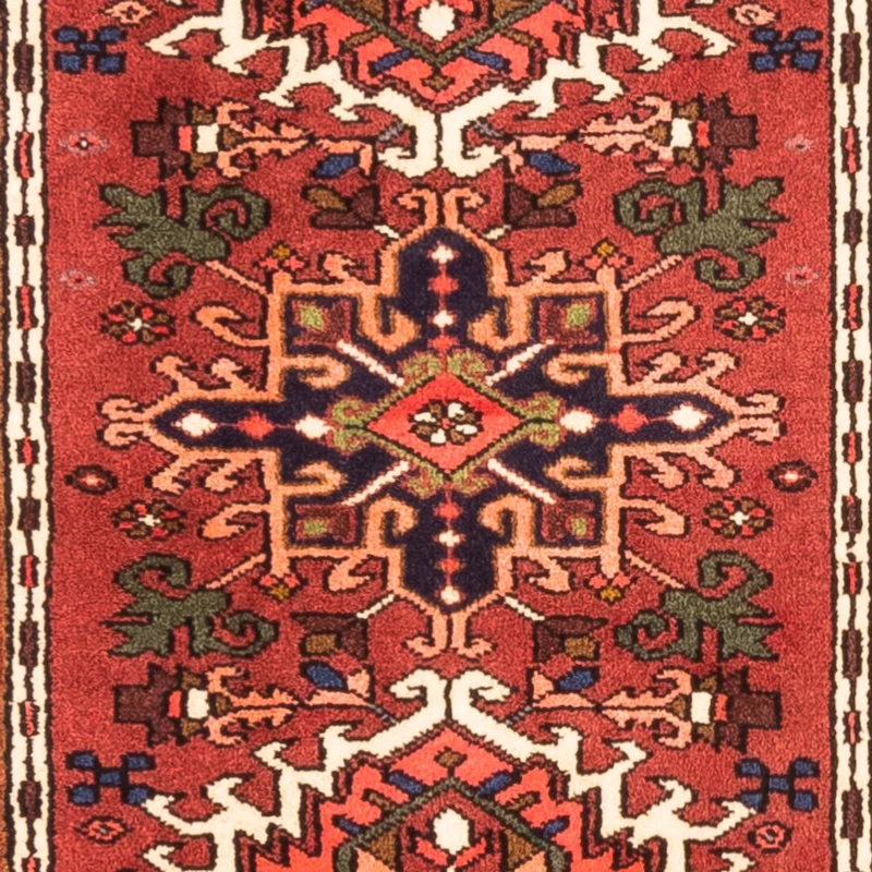 Qaraja Teppich 74x290cm - Perserteppich - rot