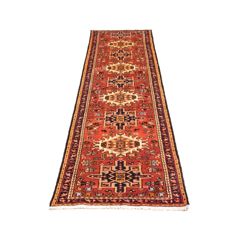 Qaraja Teppich 70x305cm - Perserteppich - rot