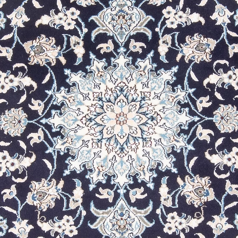 Perserteppich - Nain - Royal - 147 x 198 cm - dunkelblau