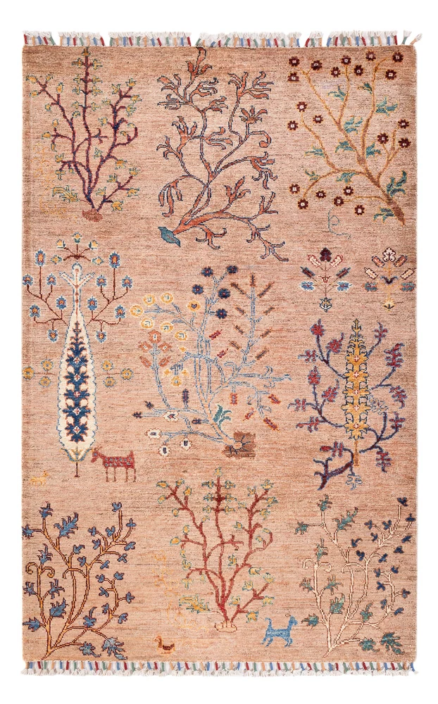 Ariana Teppich 100x158cm - Orientteppich - hellbeige