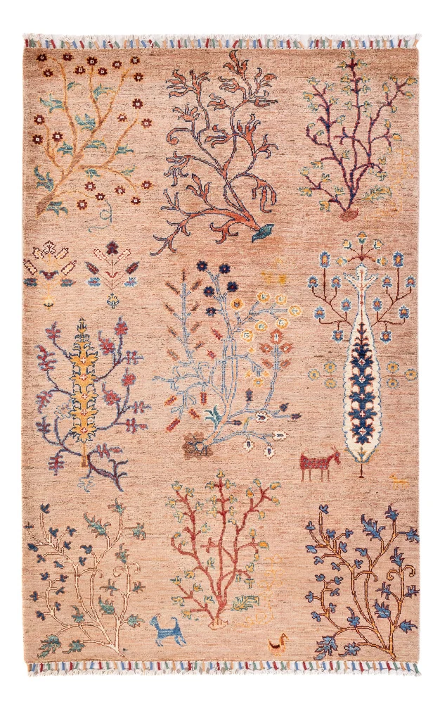 Ariana Teppich 100x158cm - Orientteppich - hellbeige