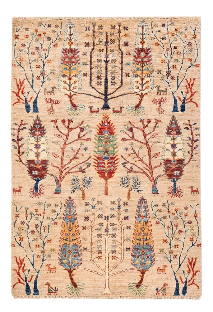 Ariana Teppich 101x152cm - Orientteppich - beige