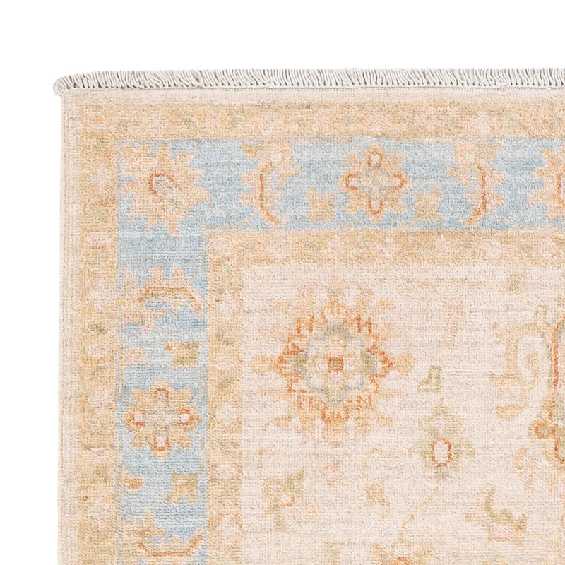 Ziegler Teppich 102x150cm - Orientteppich - beige