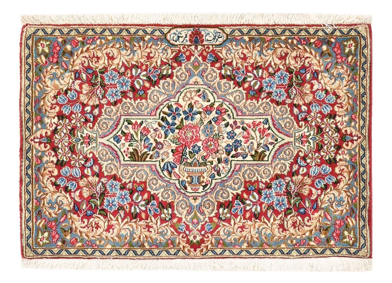 Rafsanjan Teppich 56x85cm - Perserteppich - mehrfarbig