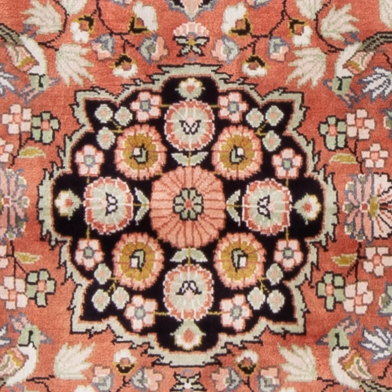 China Seide Teppich 62x93cm - Orientteppich - rot