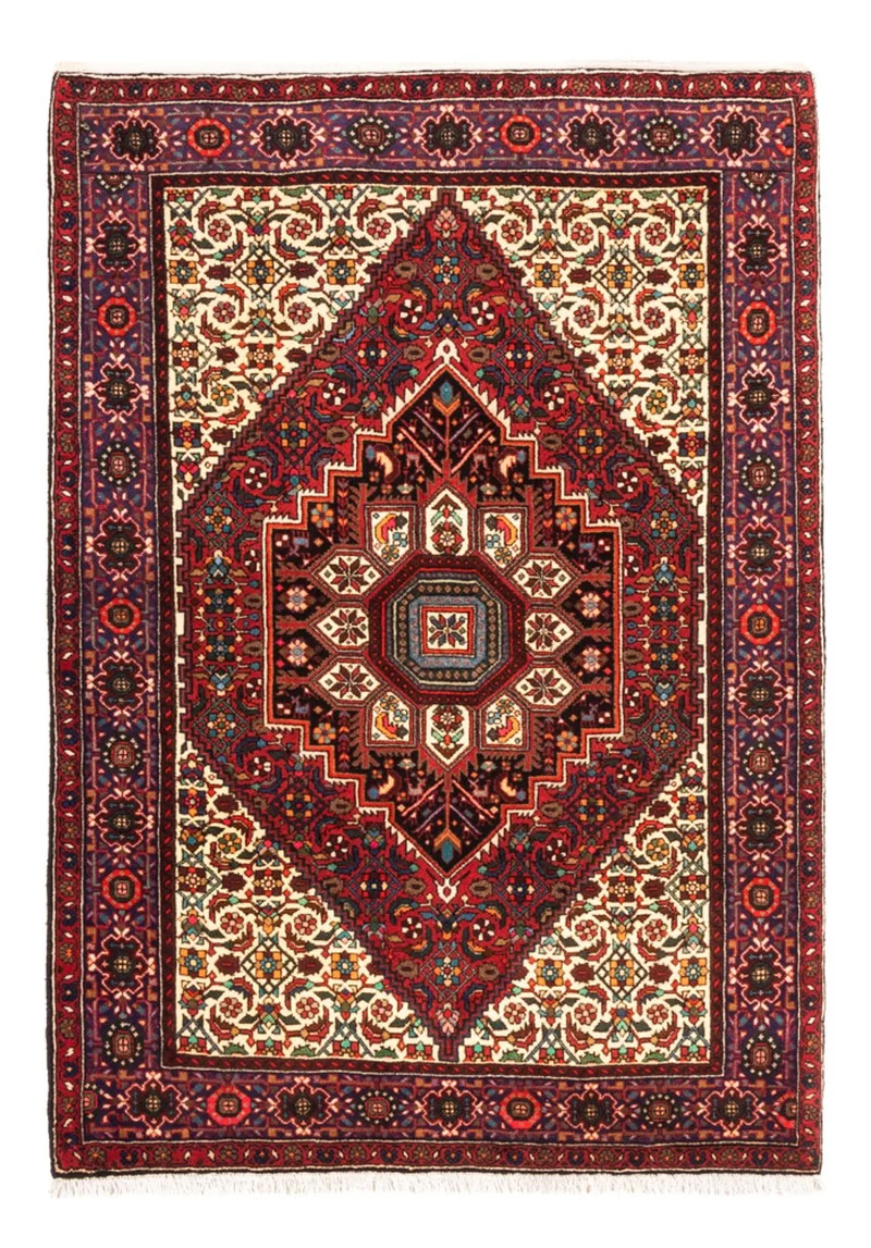 Gholtogh Teppich 102x150cm - Perserteppich - rot