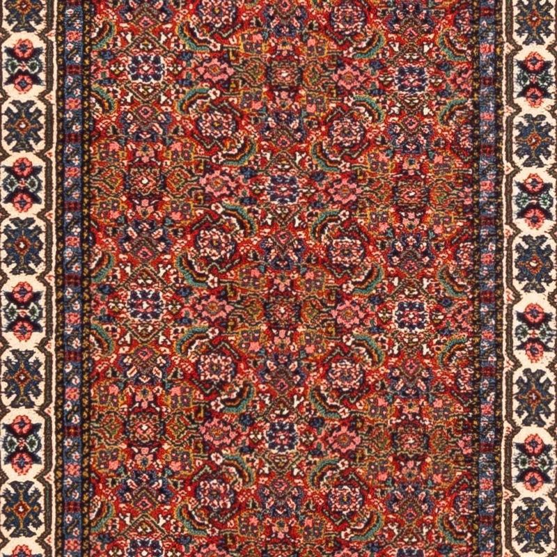 Täbriz Teppich 70x330cm - Perserteppich - rot