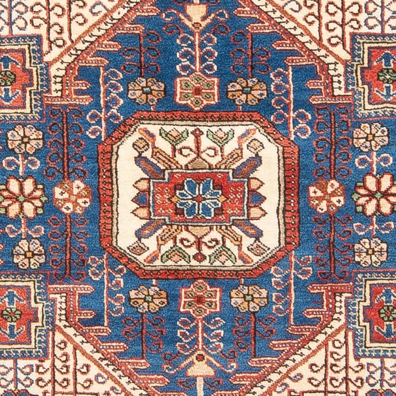 Nahavand Teppich 142x210cm - Perserteppich - blau