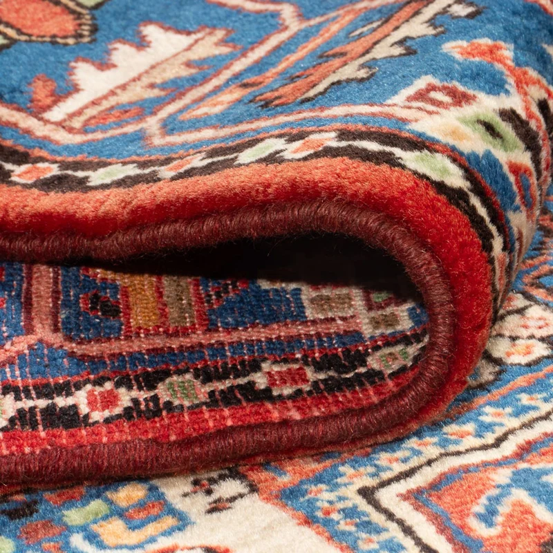 Nahavand Teppich 142x210cm - Perserteppich - blau