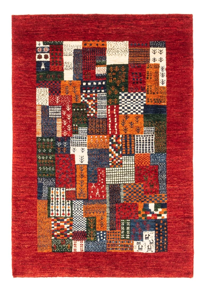 Loribaft Teppich Perser 80x120cm - Orientteppich - mehrfarbig