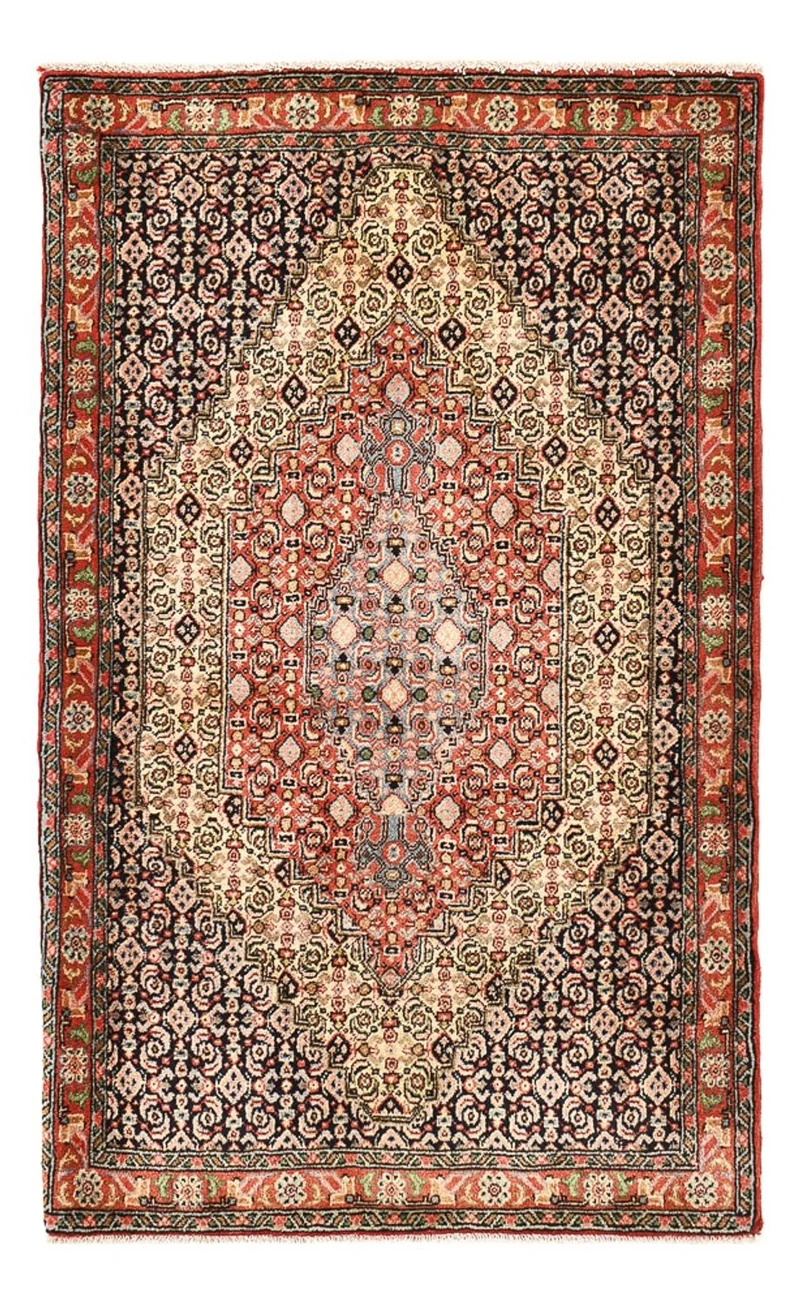 Senneh Teppich 75x118cm - Perserteppich - hellrot
