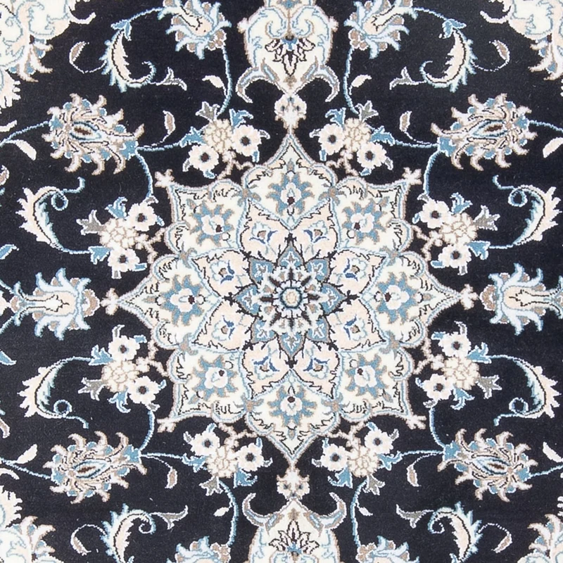 Nain - 9La Teppich 148x192cm - Perserteppich - dunkelblau