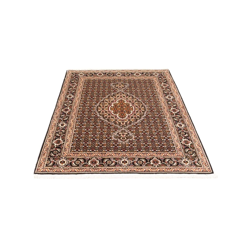 Täbriz - 40 Raj Teppich 102x150cm - Perserteppich - dunkelblau