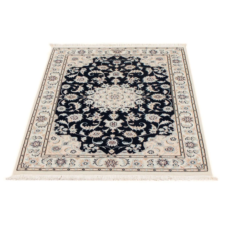 Nain - 6La Teppich 81x120cm - Perserteppich - dunkelblau