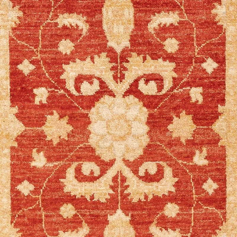 Ziegler Teppich 75x206cm - Orientteppich - rot