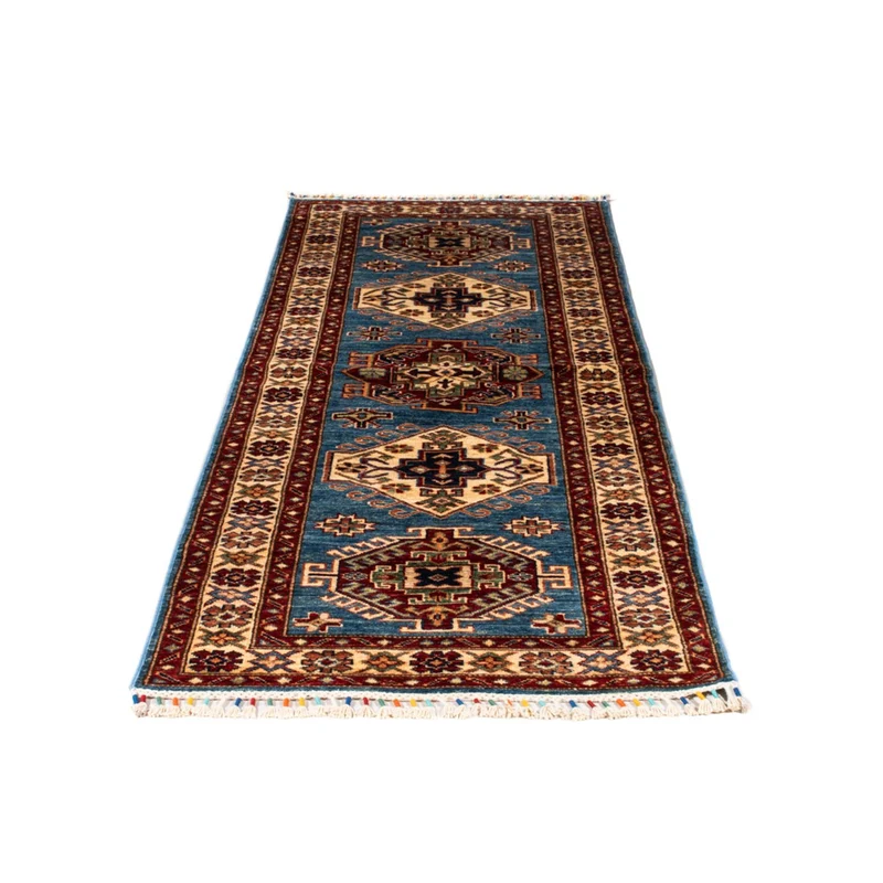 Läufer Ziegler - Kazak - 77 x 216 cm - türkis