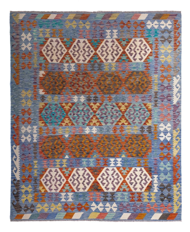 Kelim Maimene Teppich 205x244cm - mehrfarbig