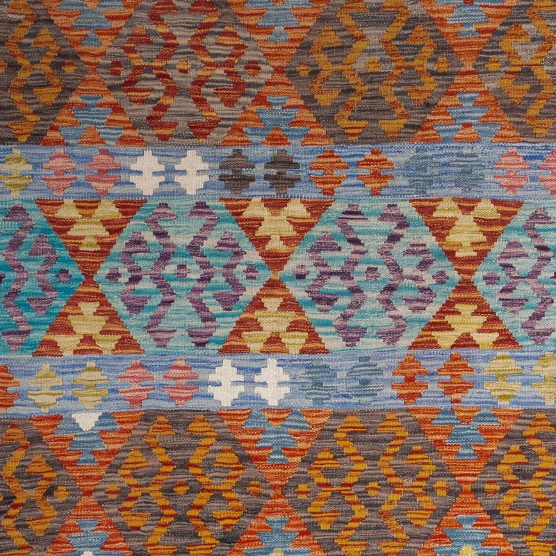Kelim Maimene Teppich 205x244cm - mehrfarbig