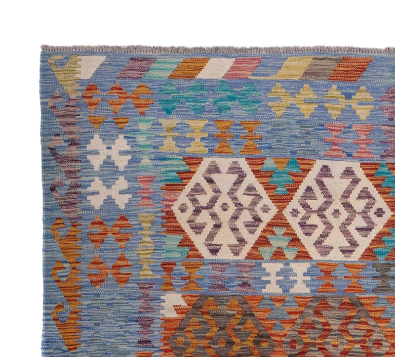 Kelim Maimene Teppich 205x244cm - mehrfarbig