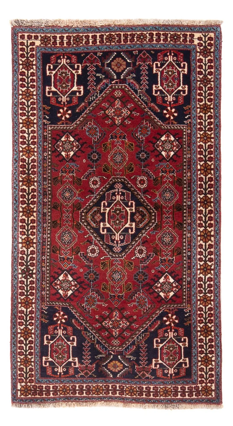 Abadeh Teppich 75x147cm - Perserteppich - rot