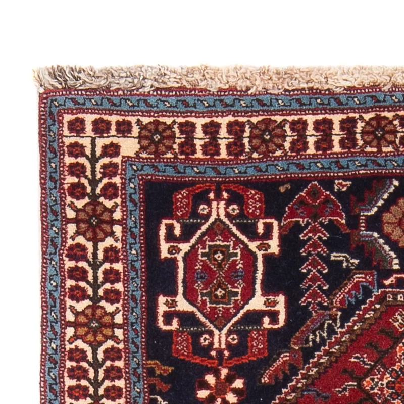 Abadeh Teppich 75x147cm - Perserteppich - rot