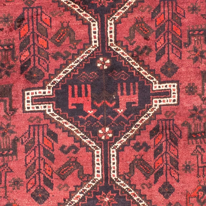 Shiraz Teppich 112x160cm - Perserteppich - rot