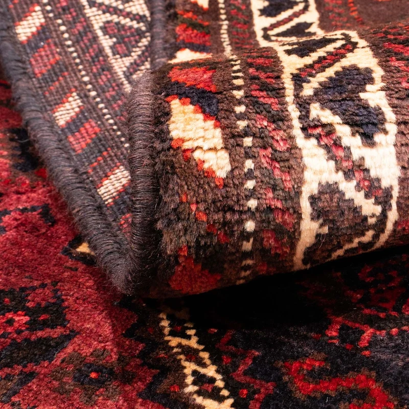 Shiraz Teppich 112x160cm - Perserteppich - rot