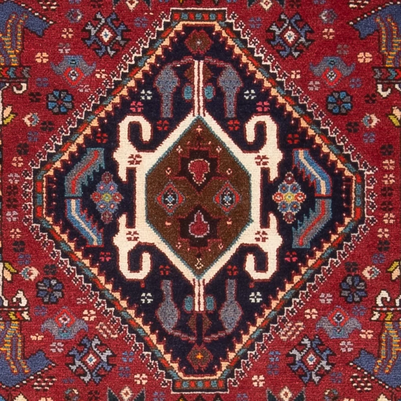 Ghashghai Teppich 70x155cm - Perserteppich - rot