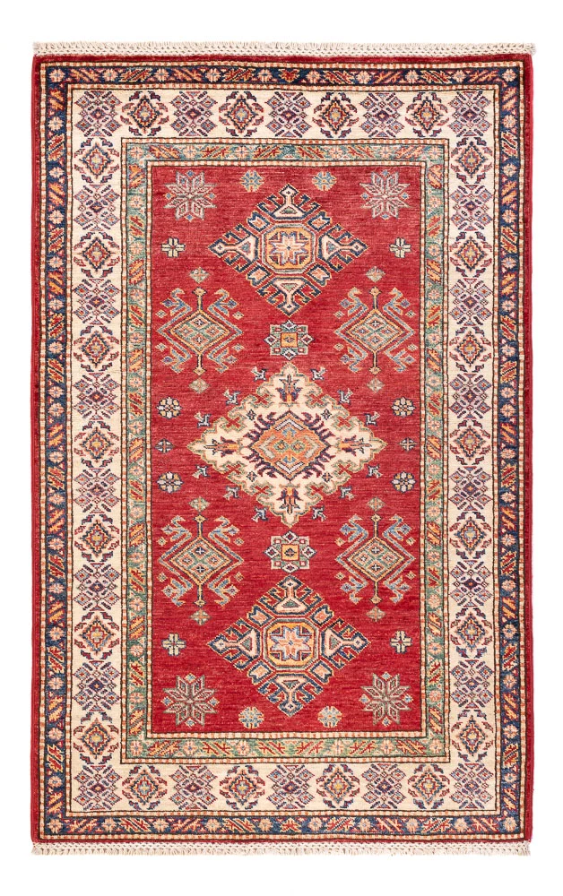 Kazak Teppich 98x153cm - Orientteppich - rot