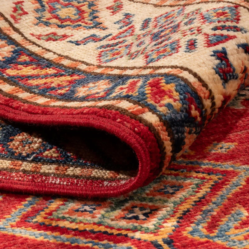 Kazak Teppich 98x153cm - Orientteppich - rot