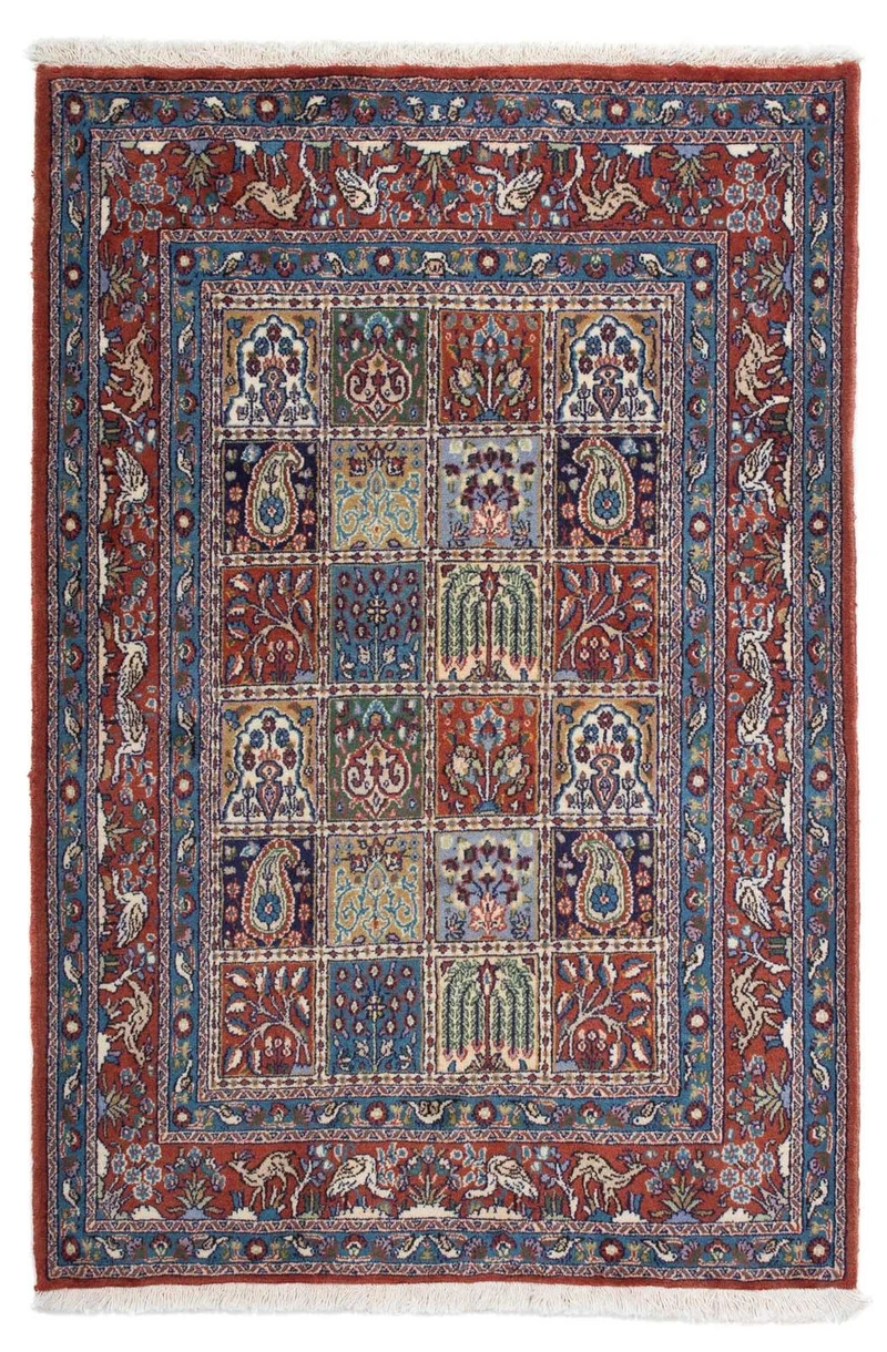 Moud Teppich 102x148cm - Perserteppich - mehrfarbig