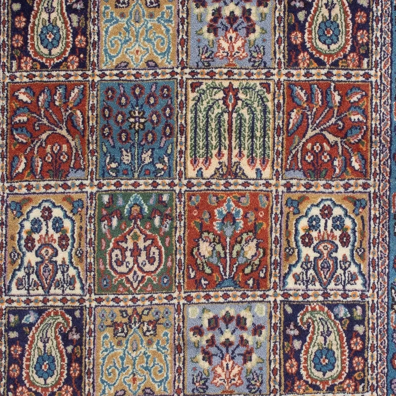 Moud Teppich 102x148cm - Perserteppich - mehrfarbig