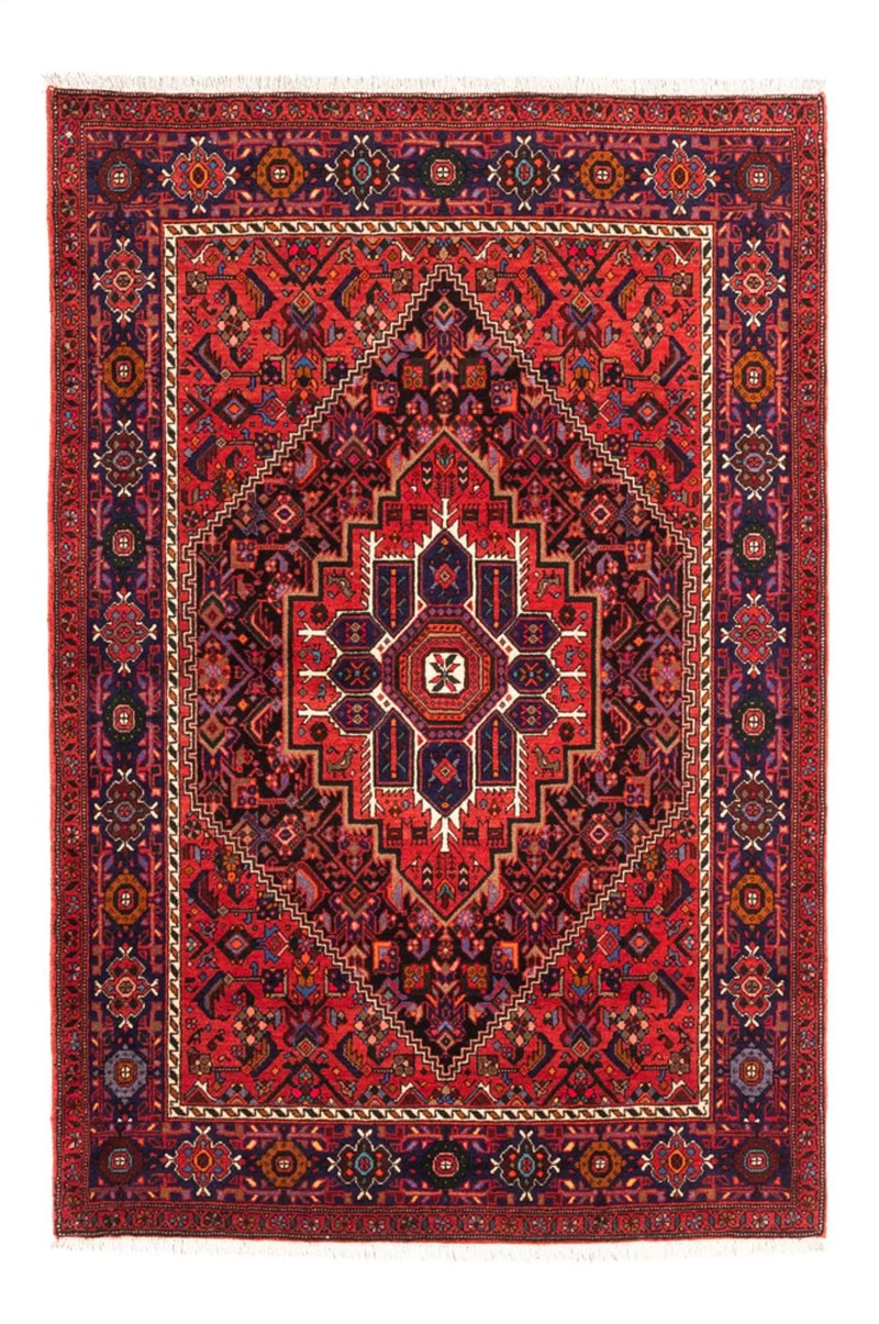 Gholtogh Teppich 102x148cm - Perserteppich - rot