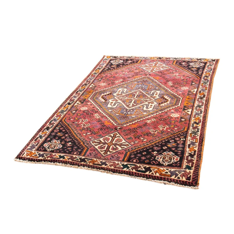 Shiraz Teppich 110x160cm - Perserteppich - dunkelrot