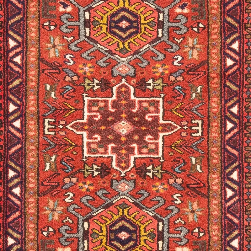 Qaraja Teppich 73x290cm - Perserteppich - rot