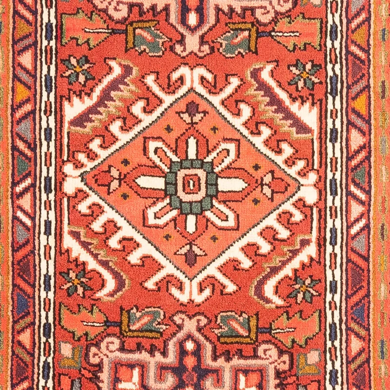 Qaraja Teppich 73x290cm - Perserteppich - rot