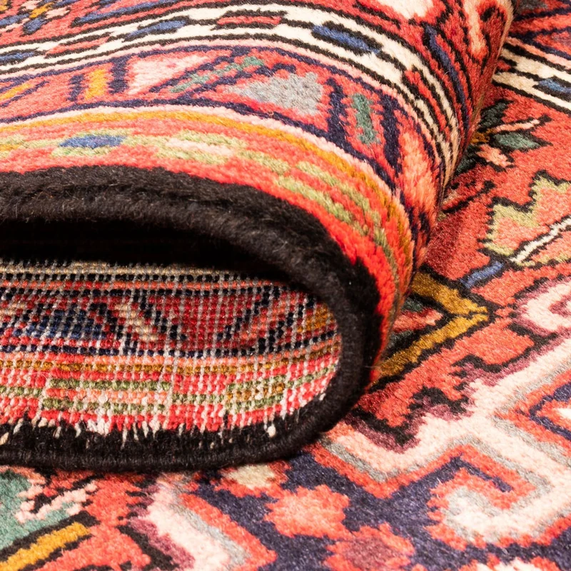 Qaraja Teppich 73x290cm - Perserteppich - rot
