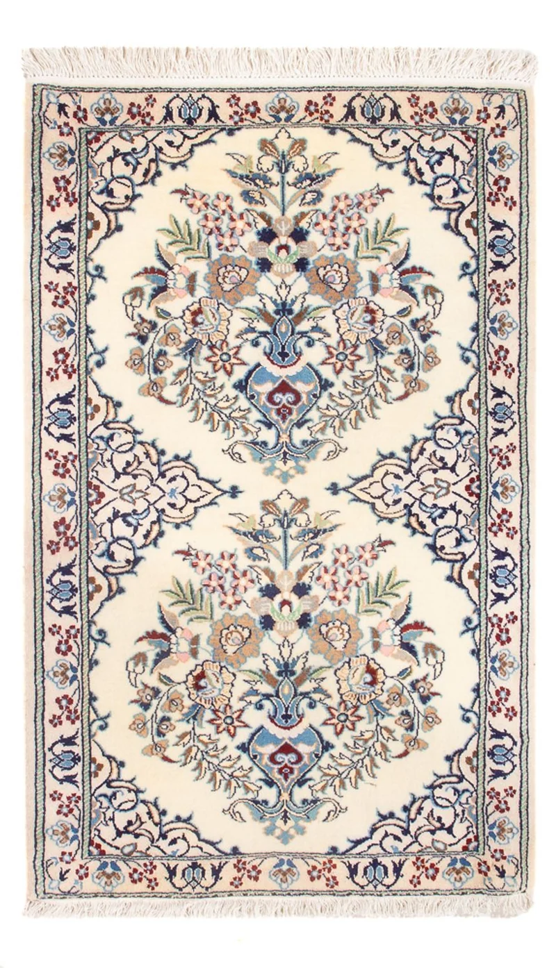 Nain - 6La Teppich 50x80cm - Perserteppich - creme