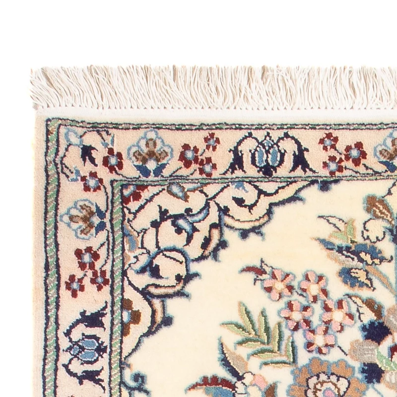 Nain - 6La Teppich 50x80cm - Perserteppich - creme