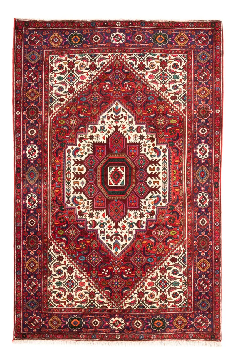 Gholtogh Teppich 108x156cm - Perserteppich - rot