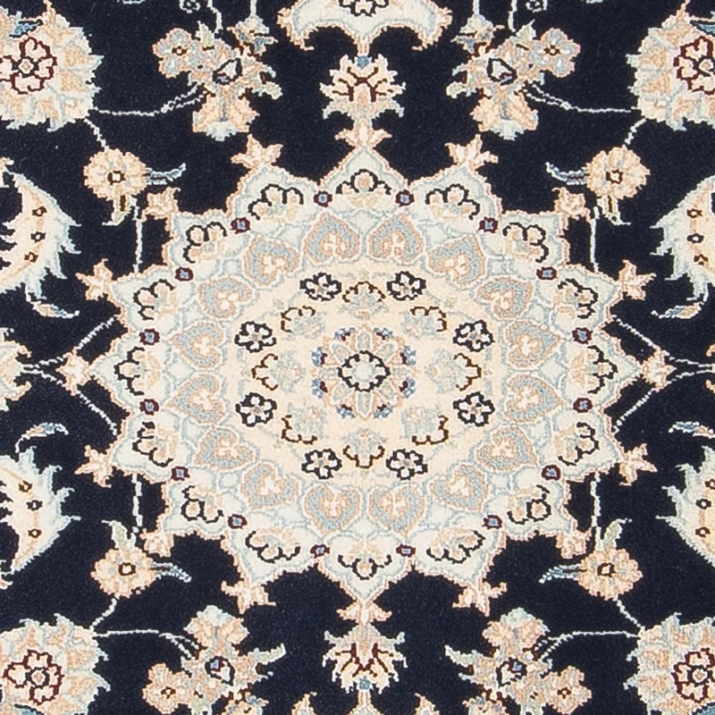 Nain - 6La Teppich 80x120cm - Perserteppich - dunkelblau